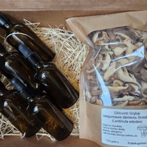 Komplektas tinkturos gamybai namuose