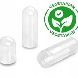 Tuščios vegetariškos kapsulės 00 dydis