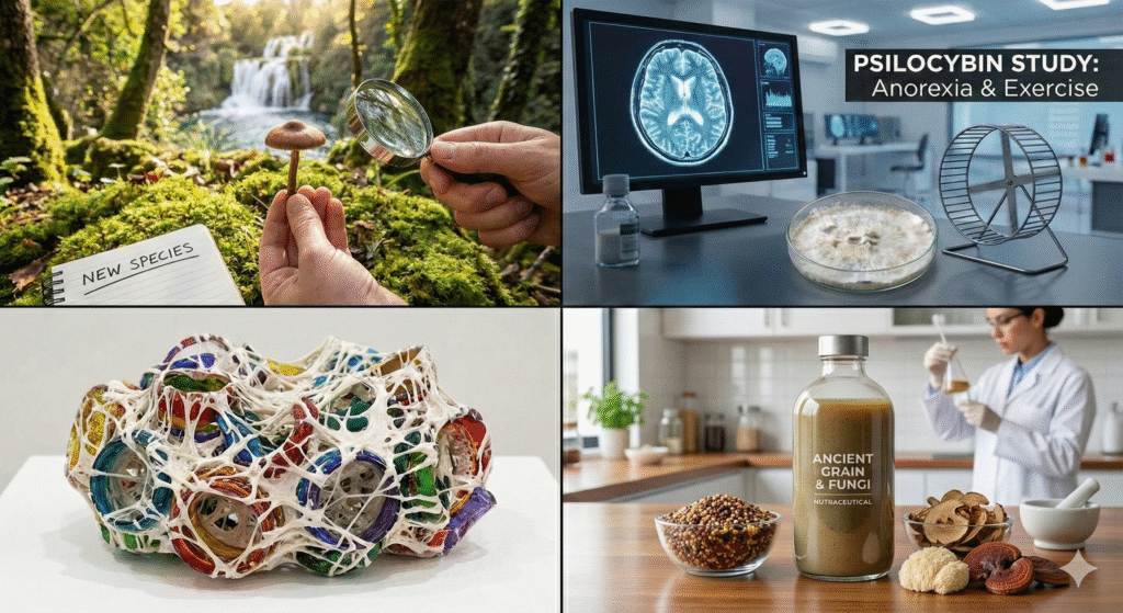 Mushroom Weekly: Biologinės įvairovės proveržiai ir medicinos horizontai